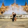 Historic "Plaza de Espana" in Seville.