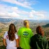 Hiking Bishop's Peak with friends.